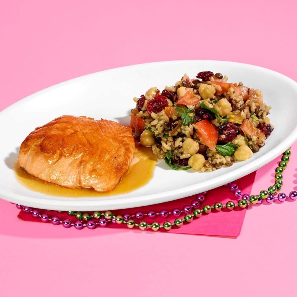 Hot Maple Lacquered Salmon