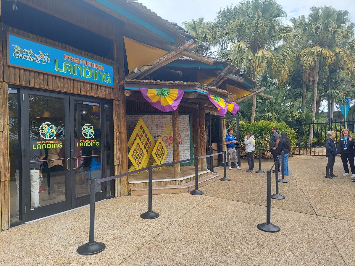 Pass Member Landing Opens at Busch Gardens Tampa Bay