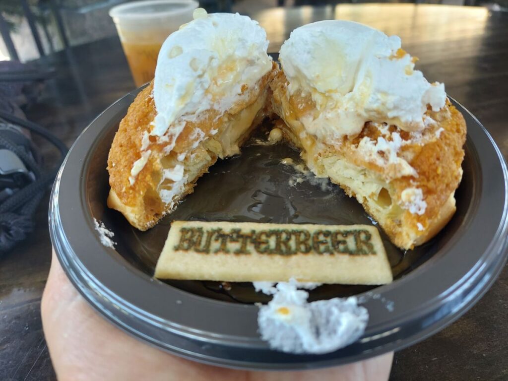 Butterbeer Cream Puff