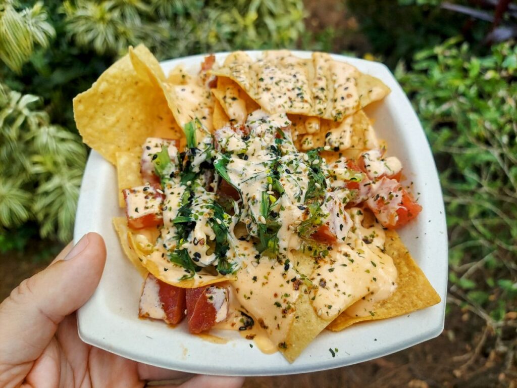 Ahi Tuna Poke Nachos