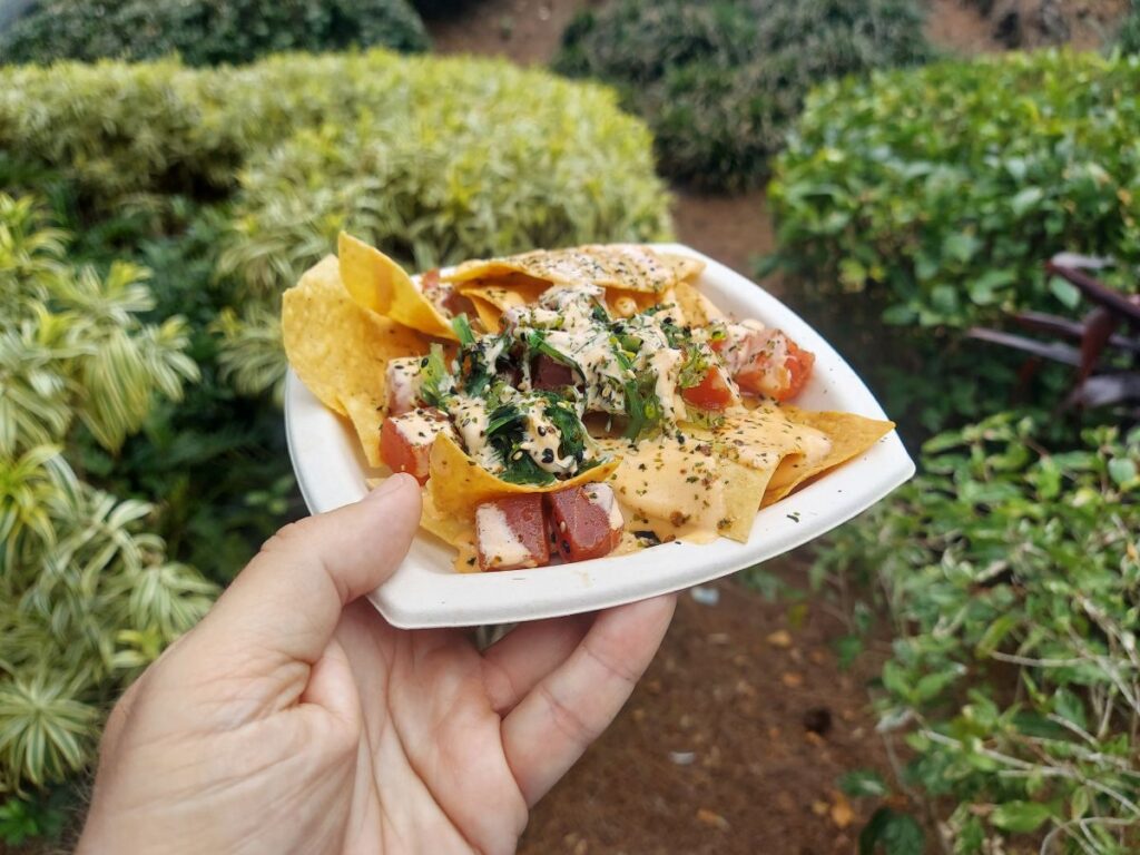 Ahi Tuna Poke Nachos