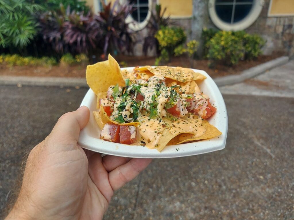Ahi Tuna Poke Nachos