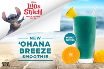 Stitch 'Ohana Breeze Smoothie from Tropical Smoothie CaFE