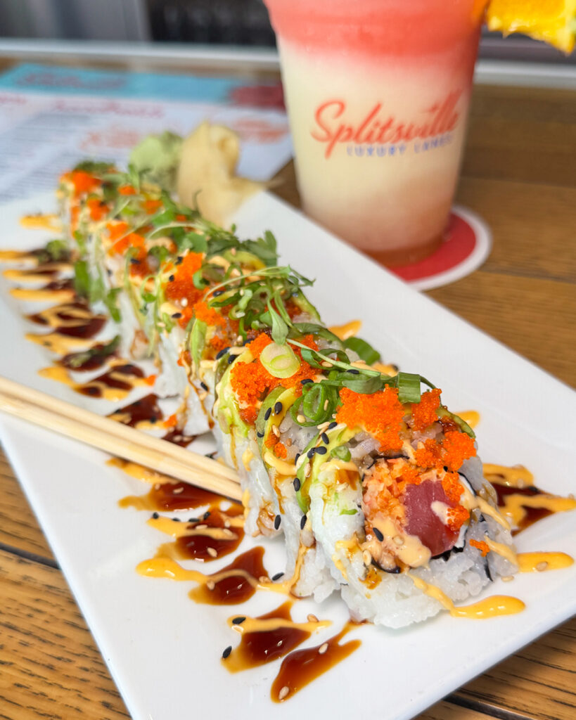 Splitsville Disney Springs menu
