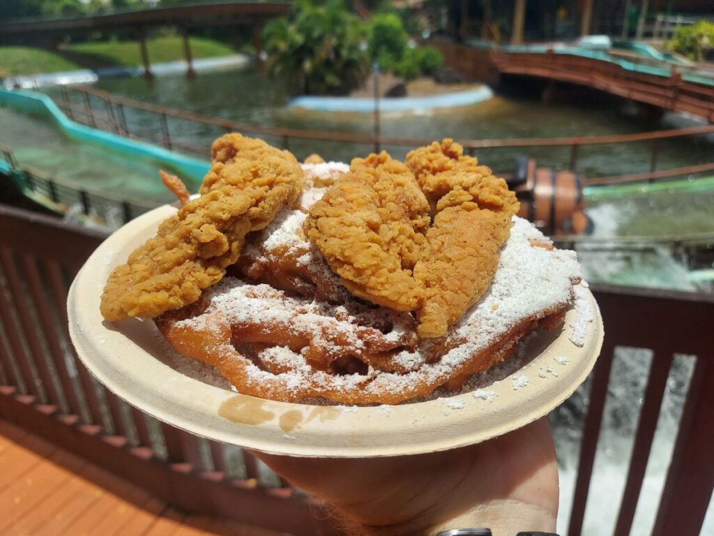 Chicken and Funnel Cake
