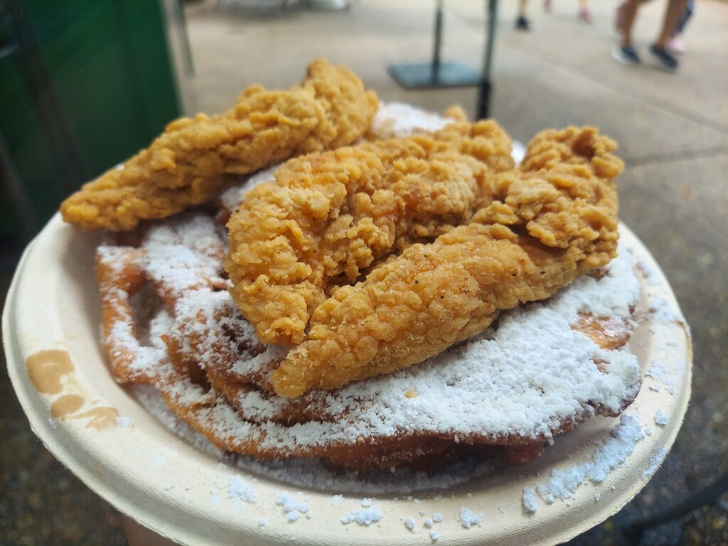 Chicken and Funnel Cake