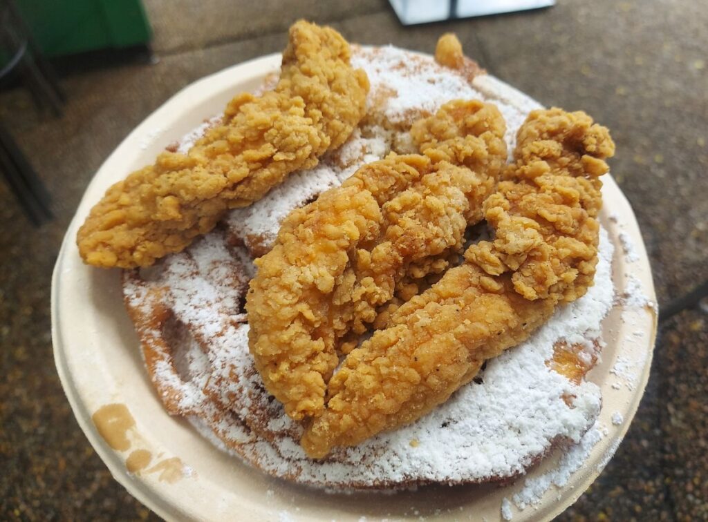 Chicken and Funnel Cake