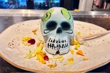 Chocolate Sugar Skull Dessert