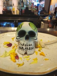 Chocolate Sugar Skull Dessert