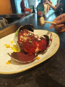 Chocolate Sugar Skull Dessert