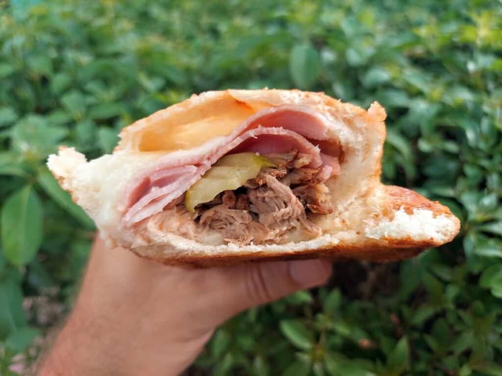 Cuban Stuffed Pretzel