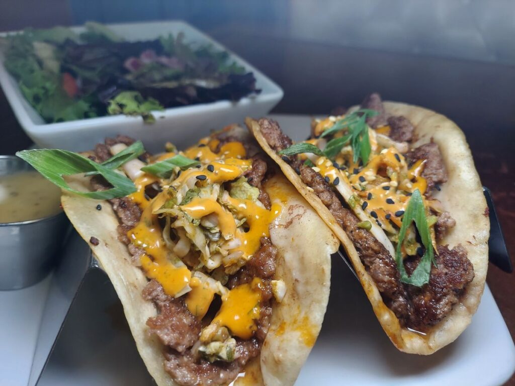 Korean Smash Tacos
