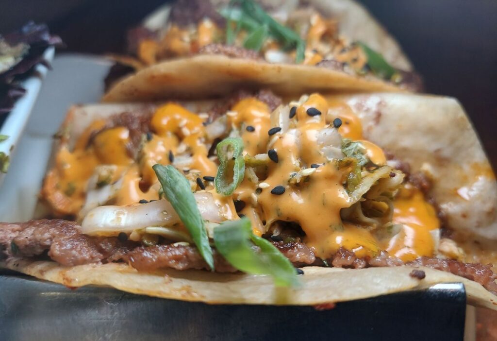 Korean Smash Tacos
