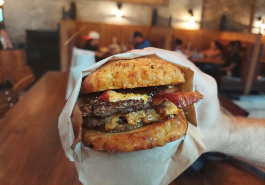 The Glowing Oak Burger