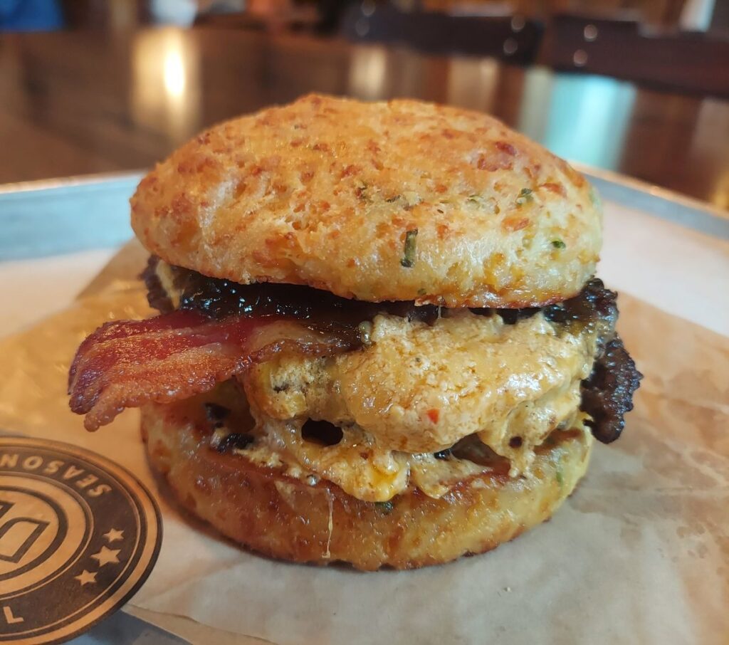 The Glowing Oak Burger