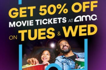 AMC 50% Off Tickets