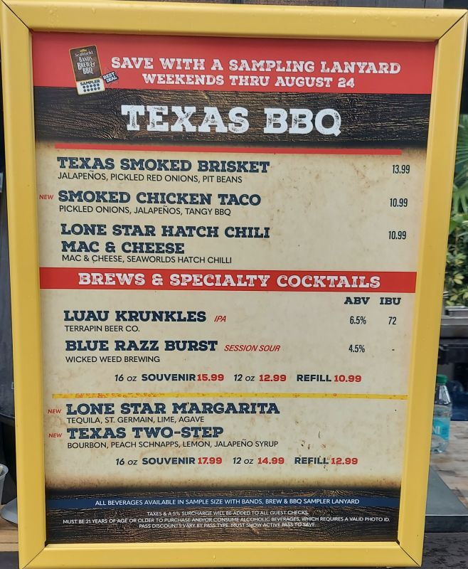 SeaWorld BBQ Festival