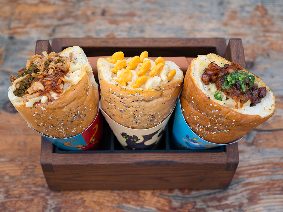 Mac and Cheese Cones 