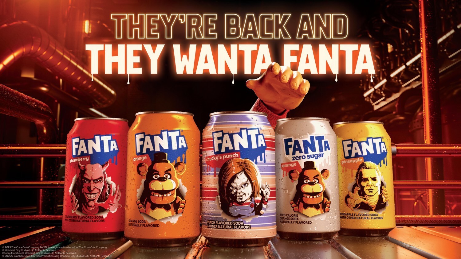 Fanta Halloween 2025 Brings Horror Icons to Life