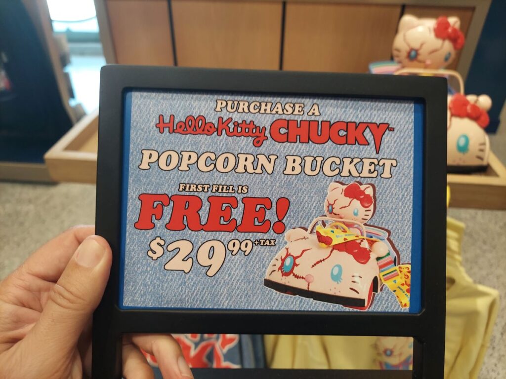 Hello Kitty Chucky Popcorn Bucket