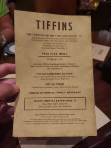 Tiffins Disney's animal Kingdom