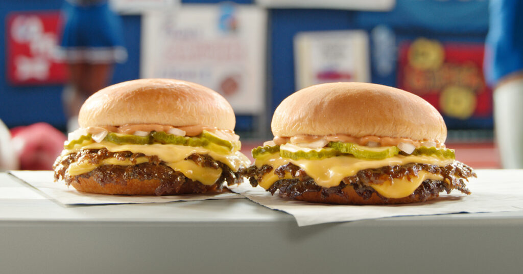 SONIC Double Smasher burger