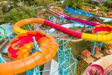 Adventure Island hours- Solar Vortex water slide shown