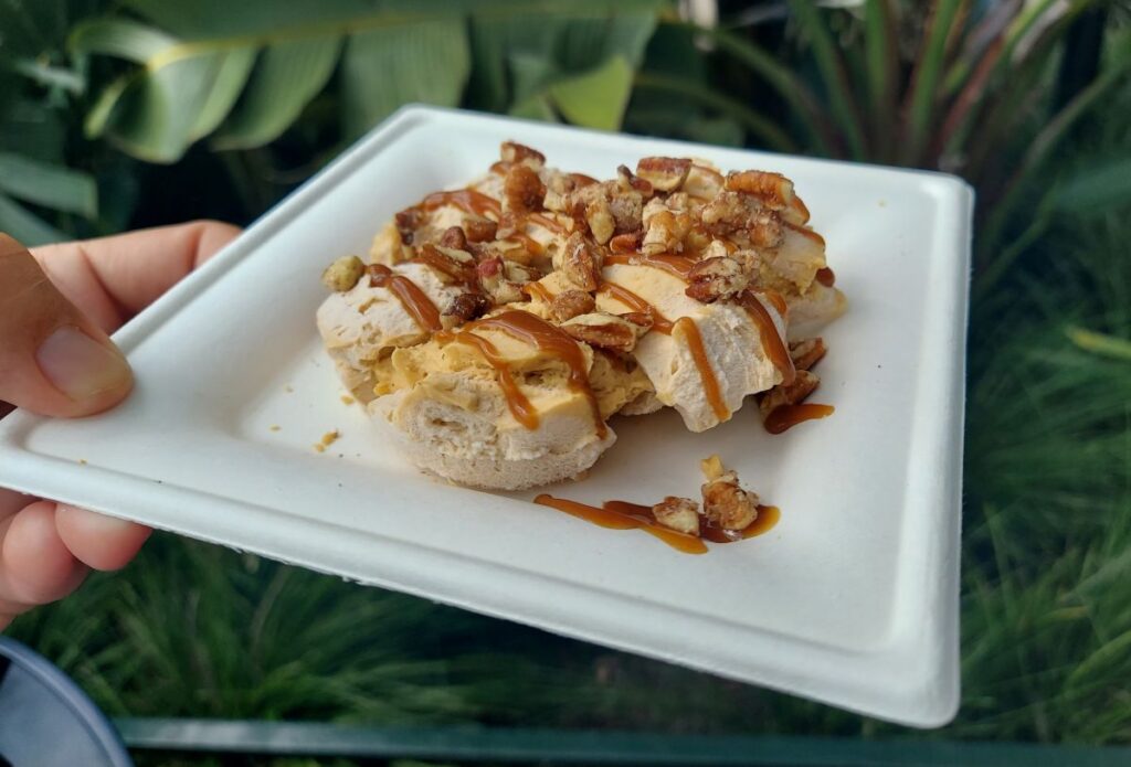 Liquid Nitrogen Frozen Pumpkin Cheesecake Mousse