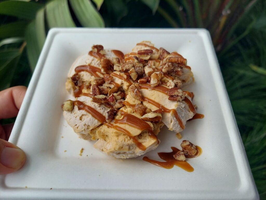 Liquid Nitrogen Frozen Pumpkin Cheesecake Mousse