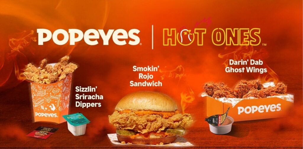 Popeyes x Hot Ones