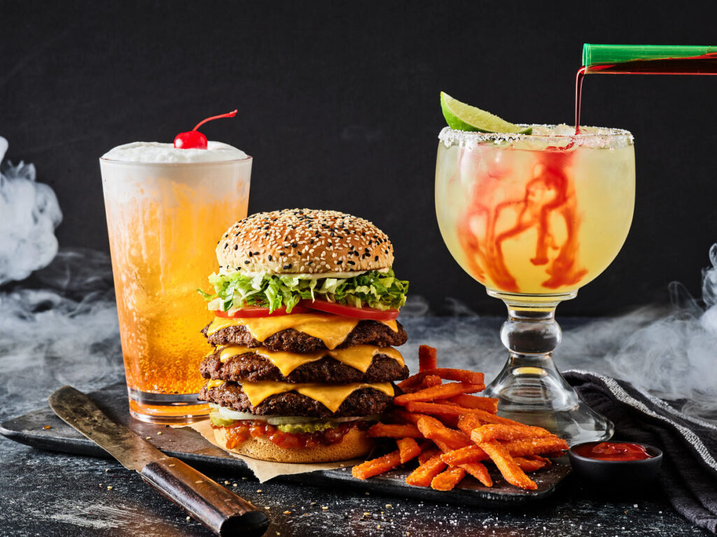 Red Robin Mega Monster Burger