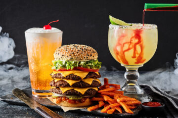 Red Robin Mega Monster Burger