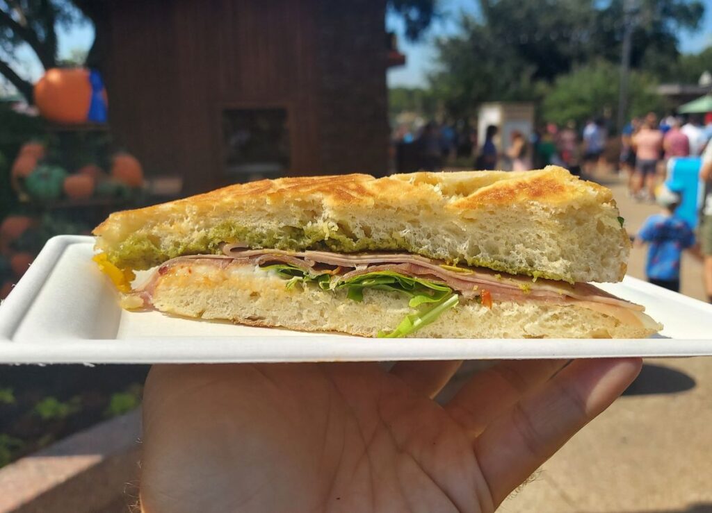 Schiacciata Sandwich Epcot Food and Wine