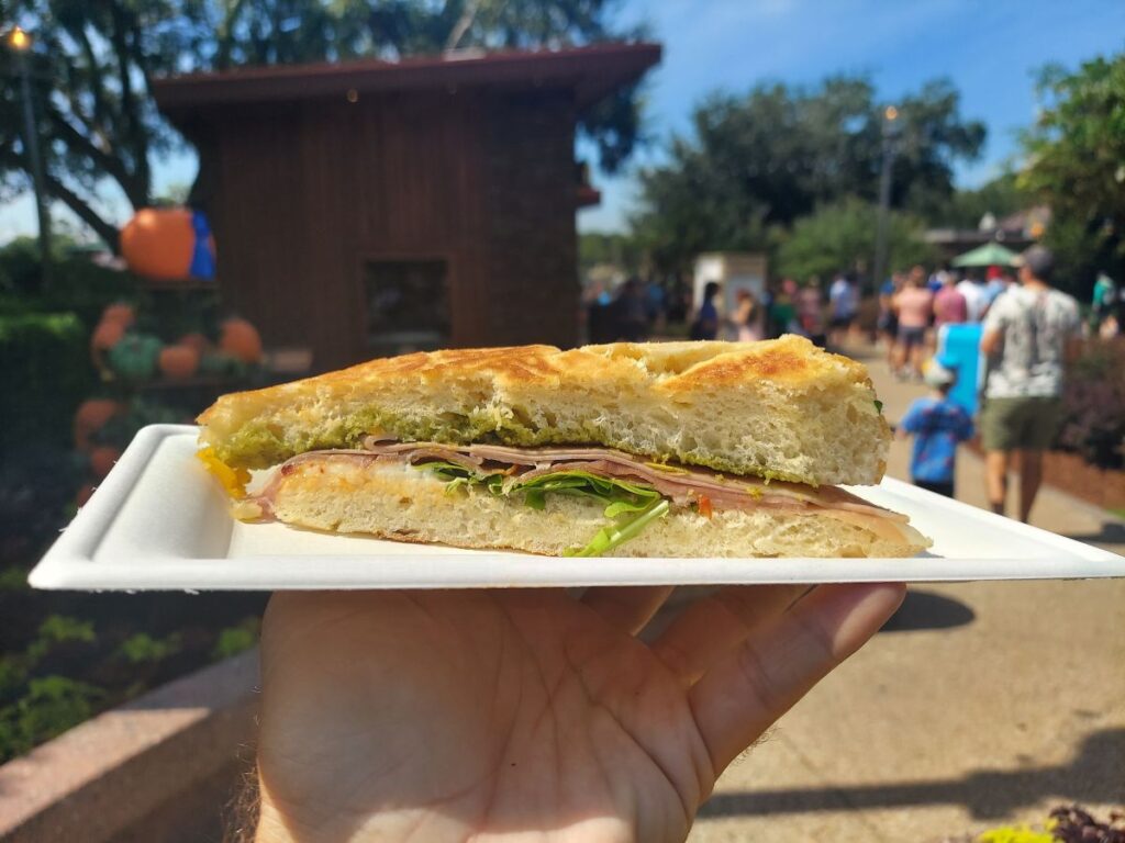 Schiacciata Sandwich Epcot Food and Wine