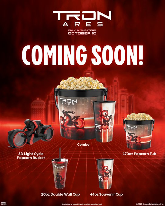 TRON Ares Cinemark collectibles