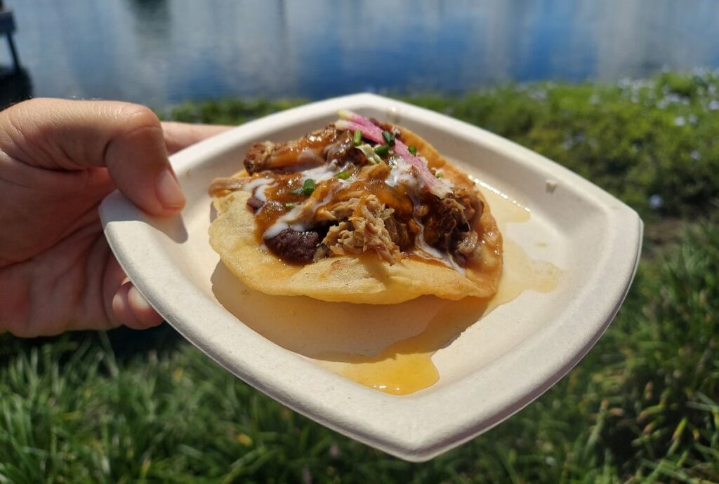 Tostada de Carnitas Epcot Food and Wine
