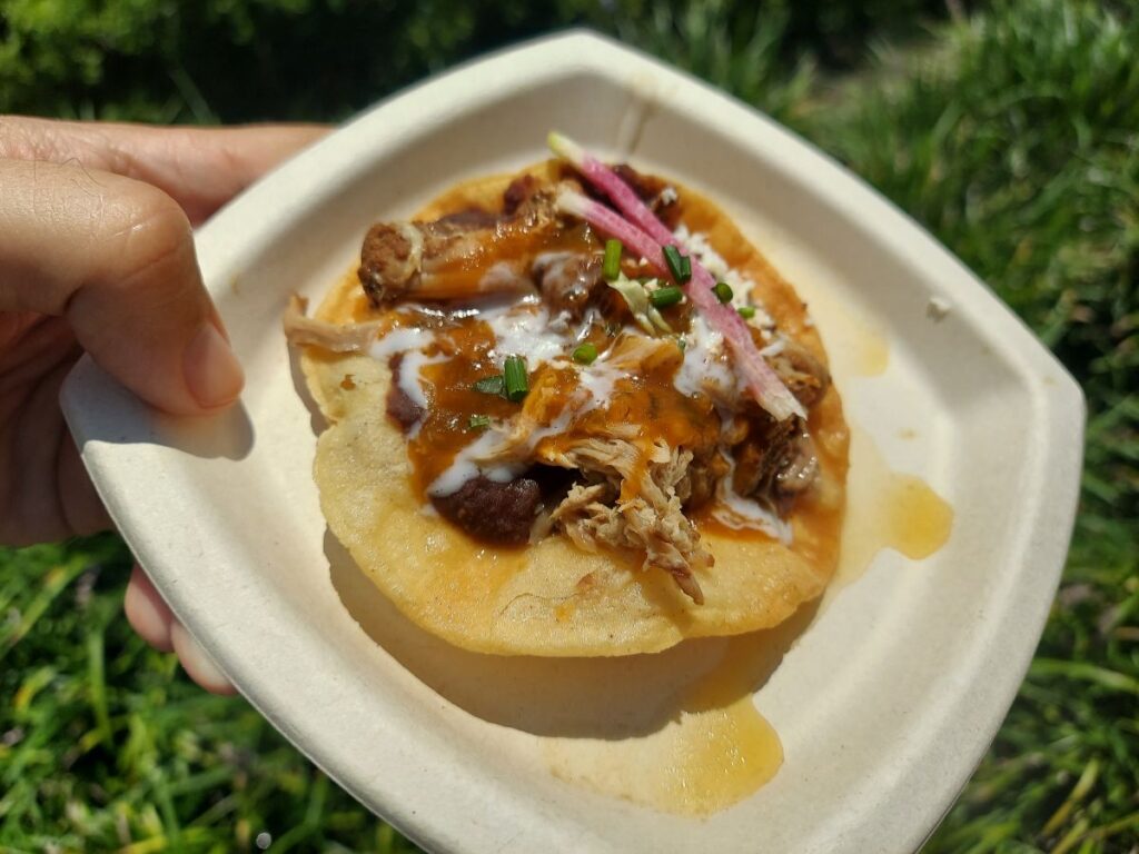 Tostada de Carnitas Epcot Food and Wine