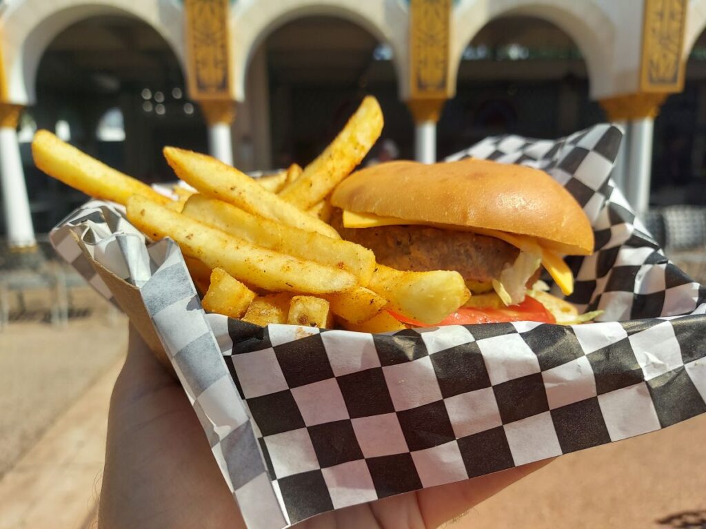 Busch Gardens Vegan Burger