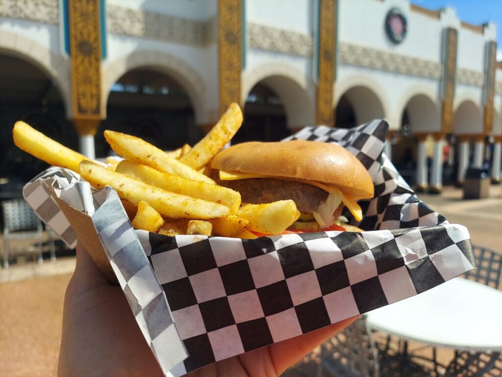 Busch Gardens Vegan Burger