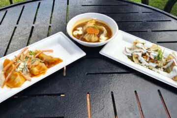 Gyozas of the Galaxy photos showing all three options from tehe2025 event