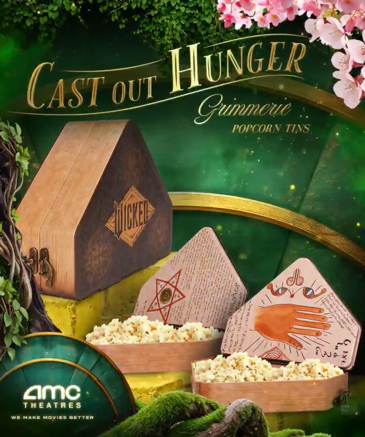 Wicked: For Good AMC Popcorn Tins