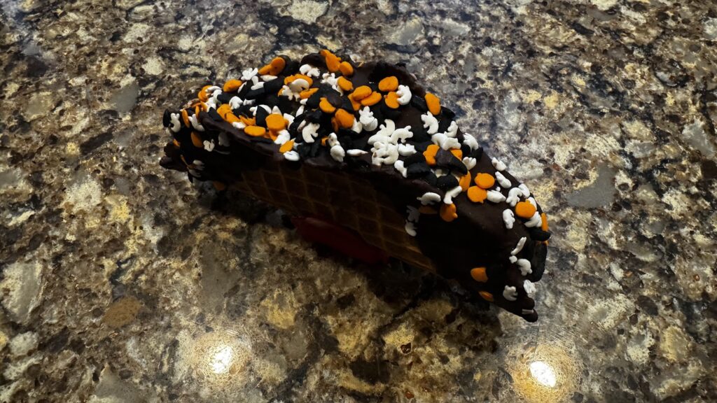 Boo Batter ice Cream taco