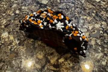 Boo Batter ice Cream taco