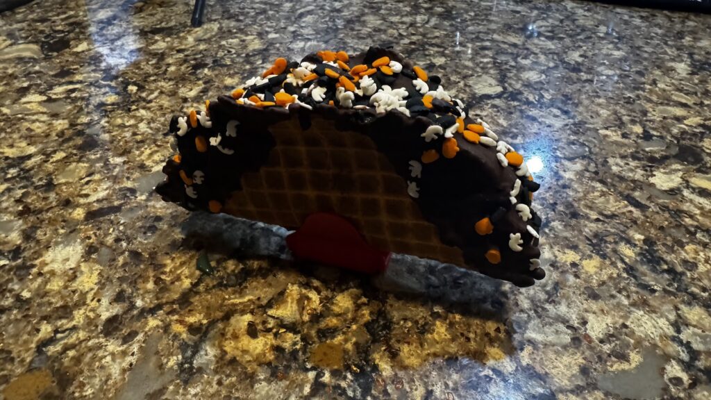 Boo Batter ice Cream taco
