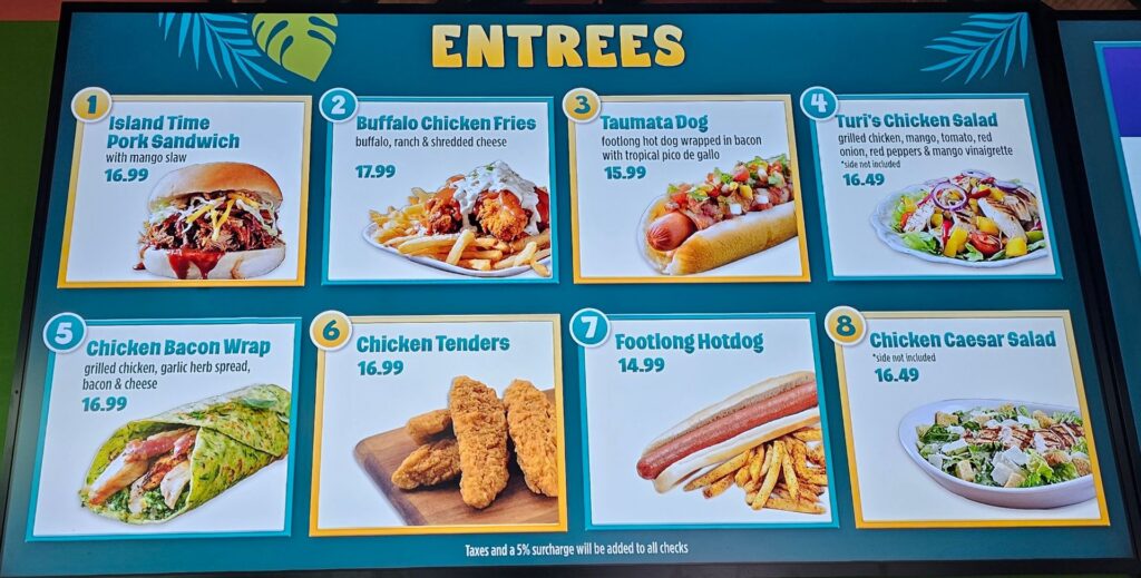 Aquatica Orlando Chicken Wrap