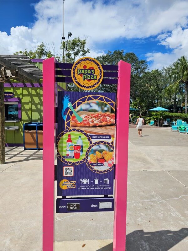 Aquatica Orlando restaurant change
