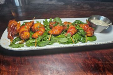 Homecomin Bacon Wrapped Shrimp