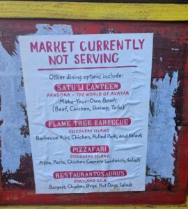Animal Kingdom Dining Update