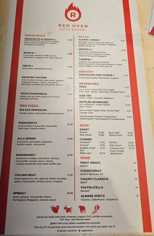 Red Oven Pizza