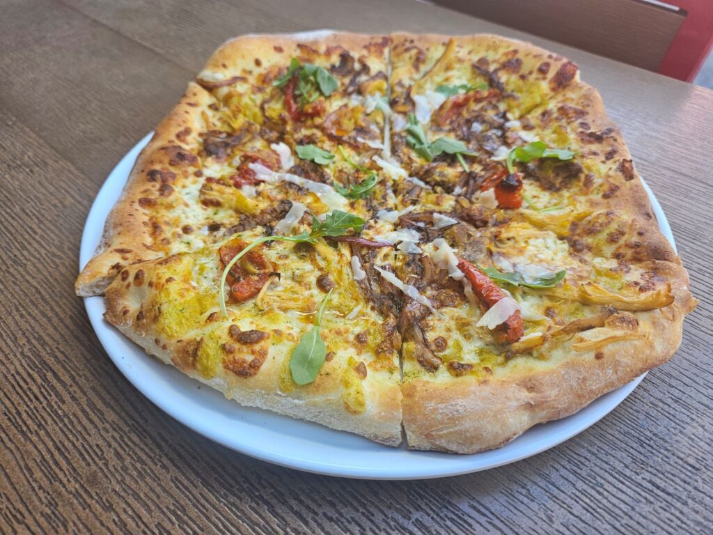 Roasted Chicken Pizza